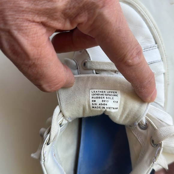 Tory Burch Ruffle Fashion Sneakers, White, 8 M - Picture 13 of 14